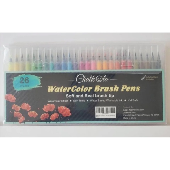 Art Bellofy Drawing Pro Series Sketchbook Watercolor Brush Pens